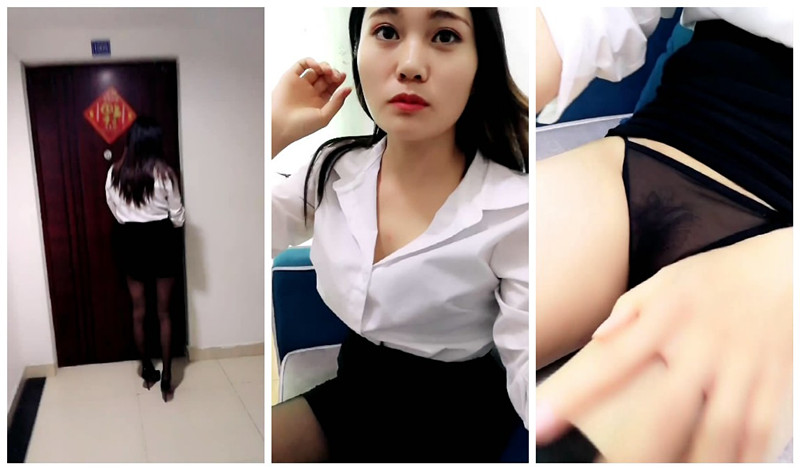 网红刘婷精彩演绎学生看到老师今天穿着高跟丝袜很性感就尾随跟到家里和老师发生性关系